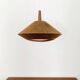 Suspension en teck et en raffia Bast par Temde