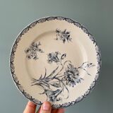 Series of 12 mismatched Terre de Fer dessert plates