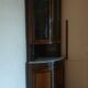 Large corner buffet in solid walnut Louis Philippe era around 1840