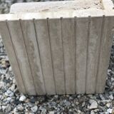 Design coffee table in 70s travertine