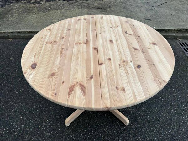 Table à manger ronde extensible Rainer Daumiller pour Hirtshals Sawaerk 145