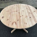 Round extendable dining table Rainer Daumiller for Hirtshals Sawaerk 145