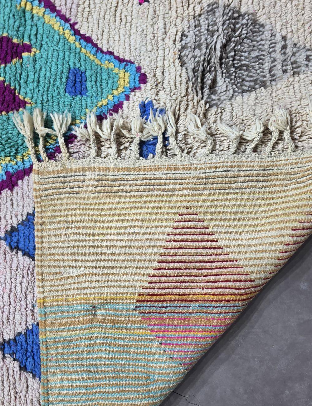 Handmade Colourful Berber Rug - 274 x 210 cm