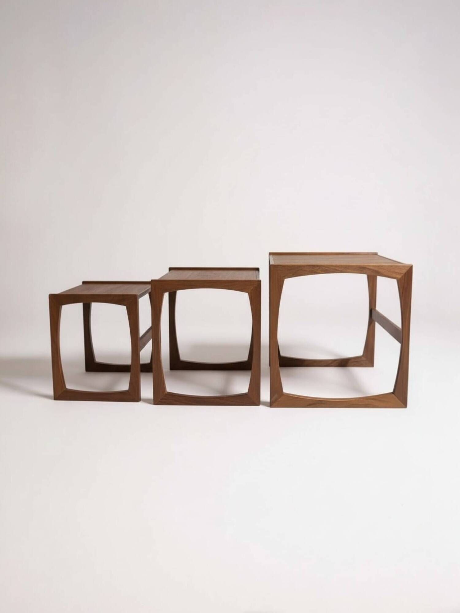 Scandinavian nesting coffee tables by R. Benett for G-Plan - 1970