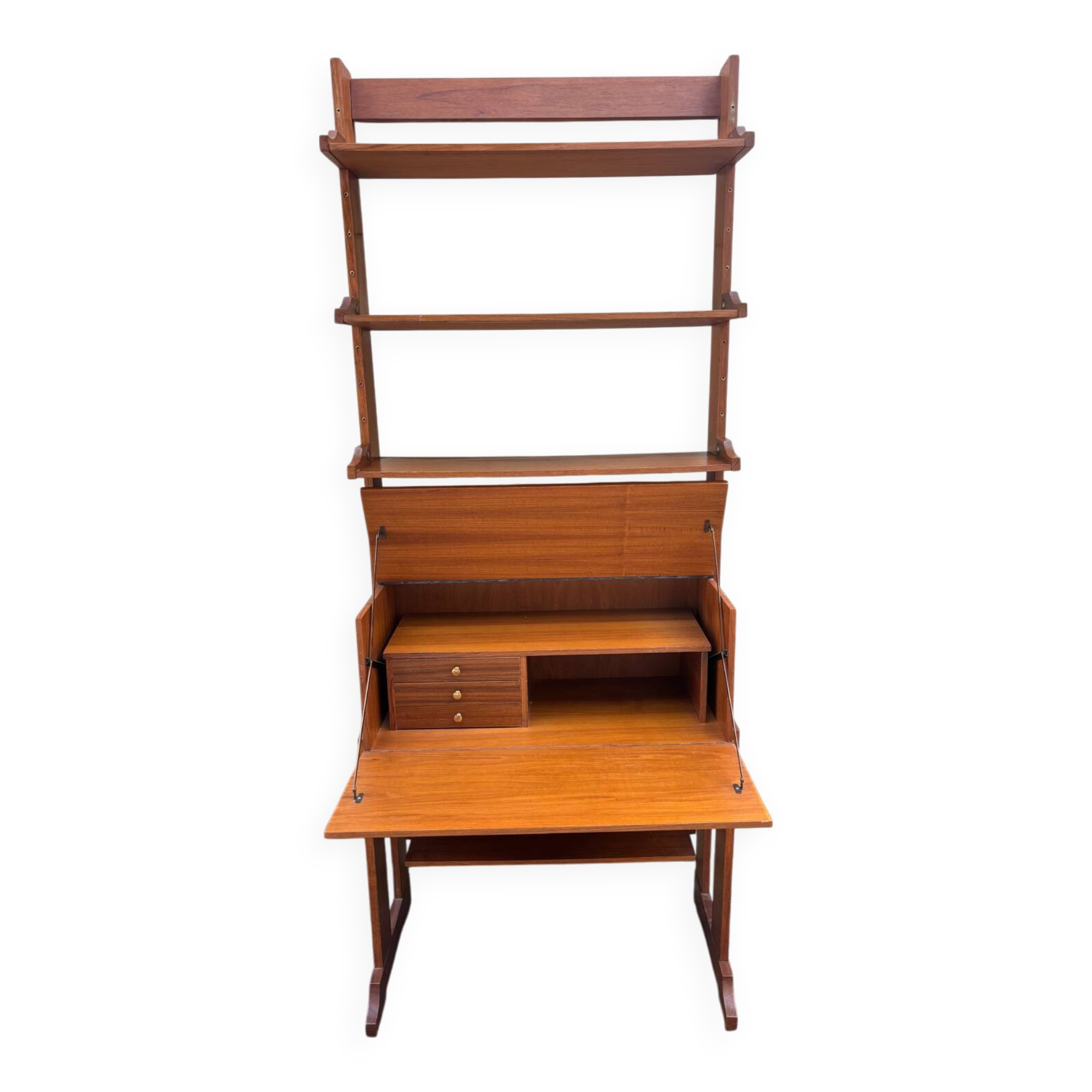 Vintage teak shelf/secretary