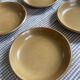 8 assiettes creuse en grès de Berne vintage