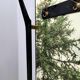 Vintage Ebonized Beech, Brass and Glass Coat Rack with a Landscape, Italy