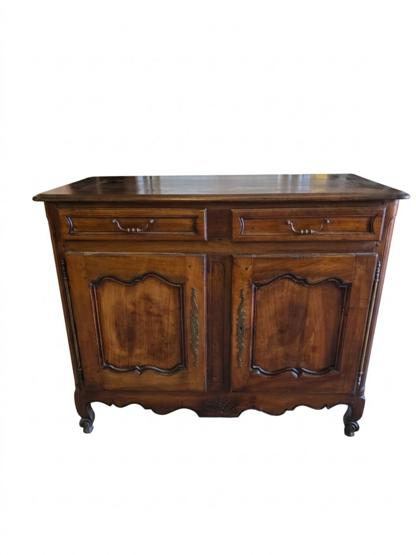 Buffet bas style Louis XV en merisier 