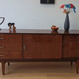 Modernist long sideboard of the 1970s