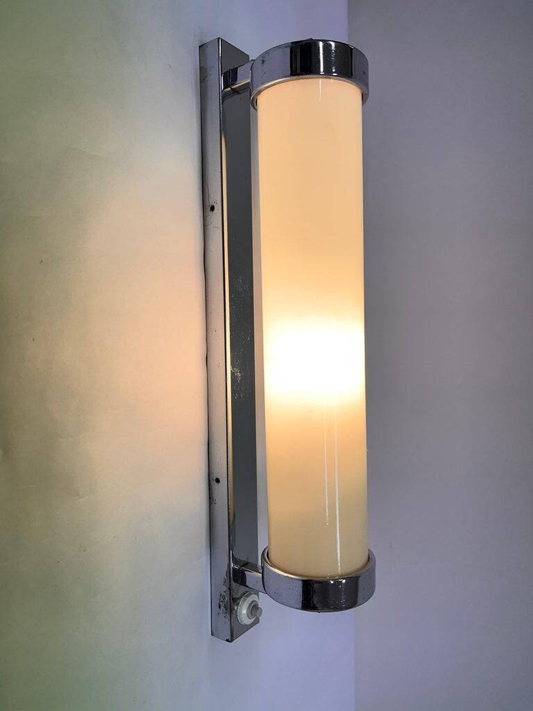 Bauhaus Design Wall Lamp, 1930s - Czechoslovakia