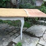 Old oak table with extensions