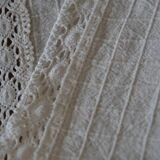Old linen and macramé tablecloth 1.50/1.72