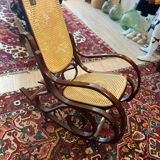 Rocking chair wood and vintage canning