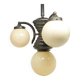 Art Deco chandelier, Czechoslovakia, 1920s