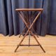 English bamboo side table, 1920s