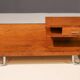 Table d'appoint/de nuit fonctionnaliste | Kovona, années 1940
