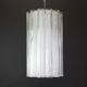 Cylindrical suspension with crystal glass by Doria, Germany, 1960s