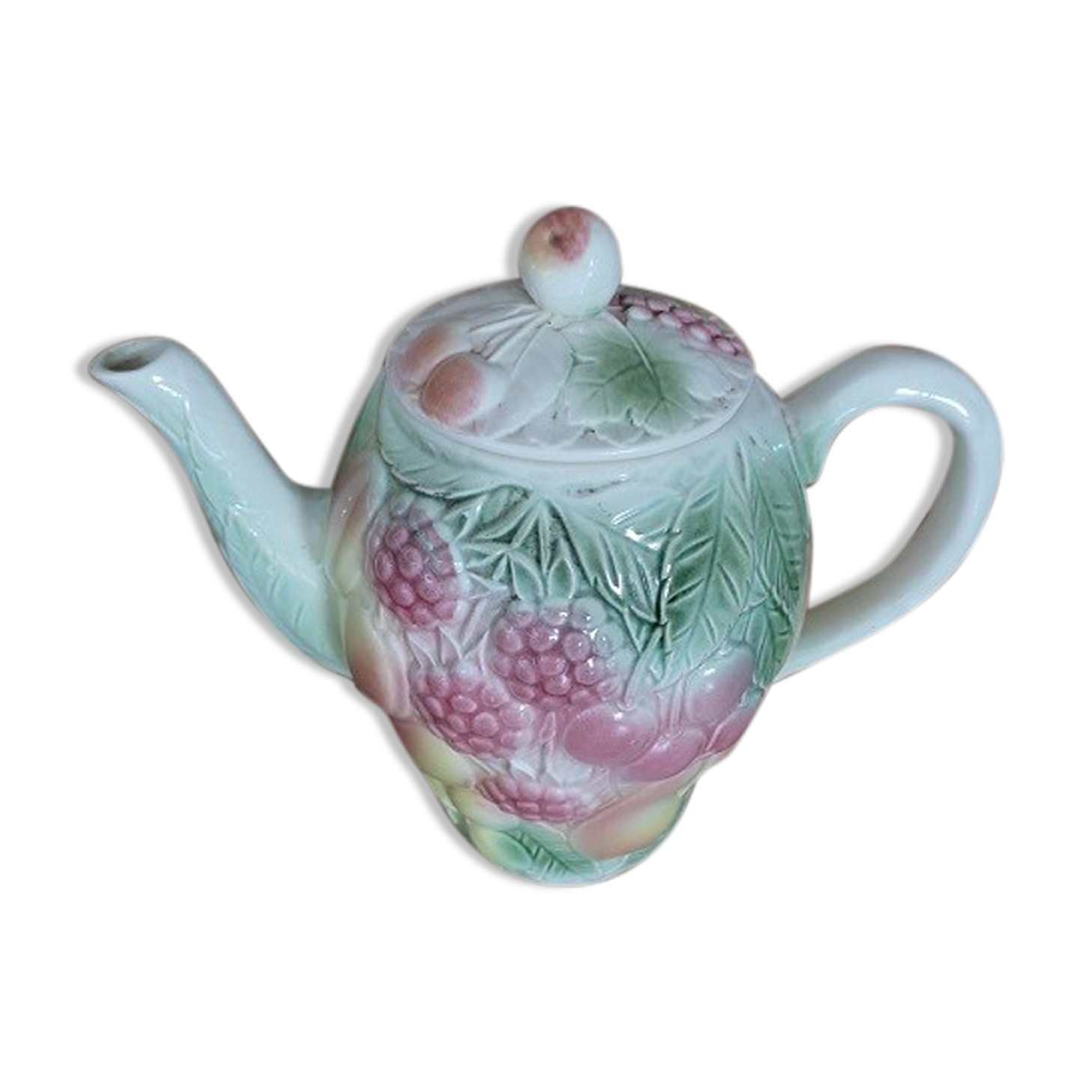 Tea and coffee maker slurry fruit deco old vintage