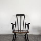 Teak Rocking Chair by Ilmari Tapiovara for Asko