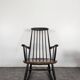 Teak Rocking Chair by Ilmari Tapiovara for Asko