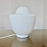 Italian lamp in white opaline, 1970s