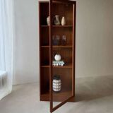 Teak display cabinet Omann Jun Danish design from the 1960s.