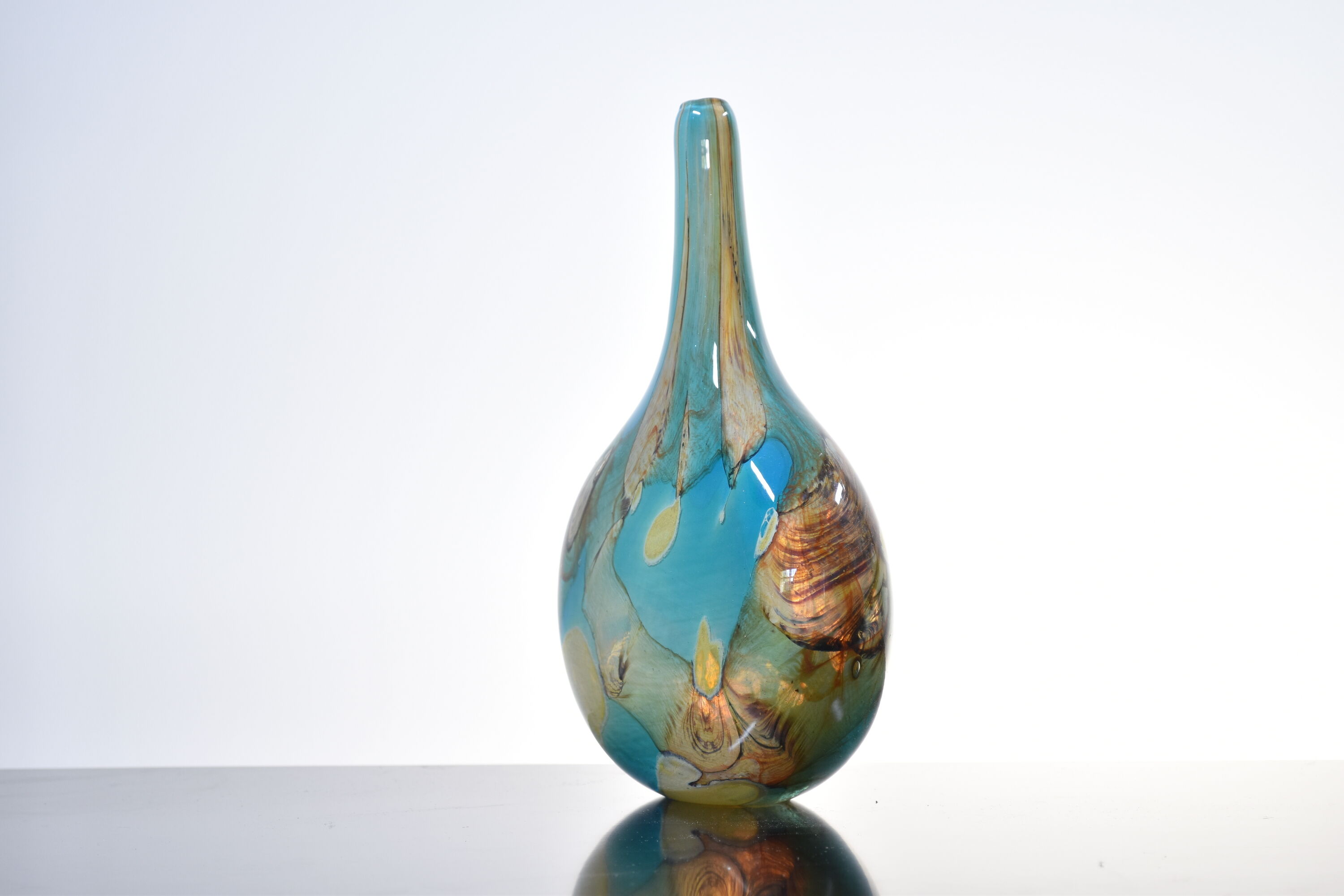 Vase soliflore Mdina sully glass