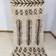 Handmade moroccan berber rug 203 x 94 cm