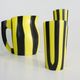Orangeade service, vintage water service, yellow and black plastic. design. Year 60