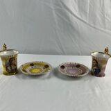 Coffee cups Napoleon in porcelain early XXth