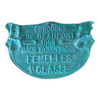 Agricultural competition plate - 1958
