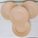 4 vintage art deco dessert plates 210685