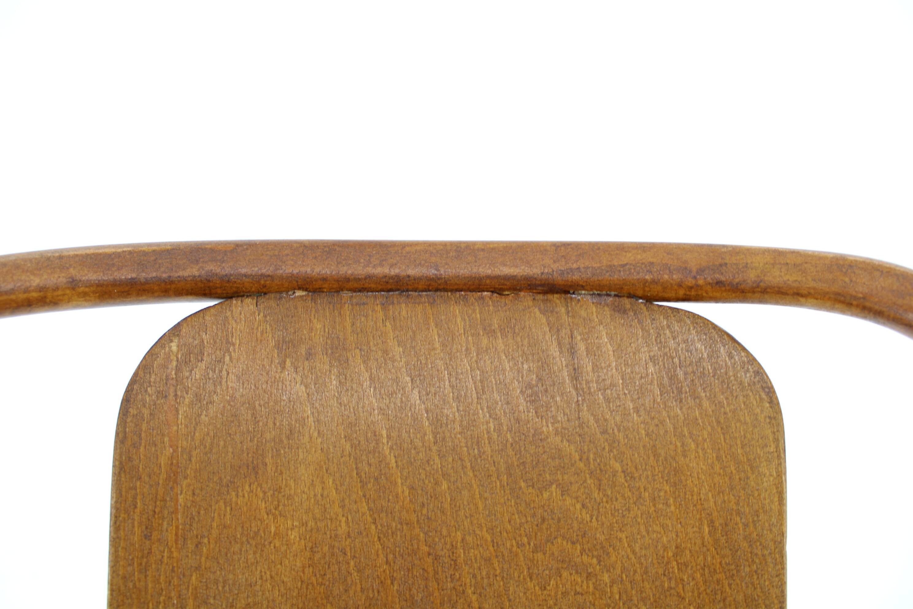 1960s Desk or Side Bentwood Chair by Ton, Czechoslovakia