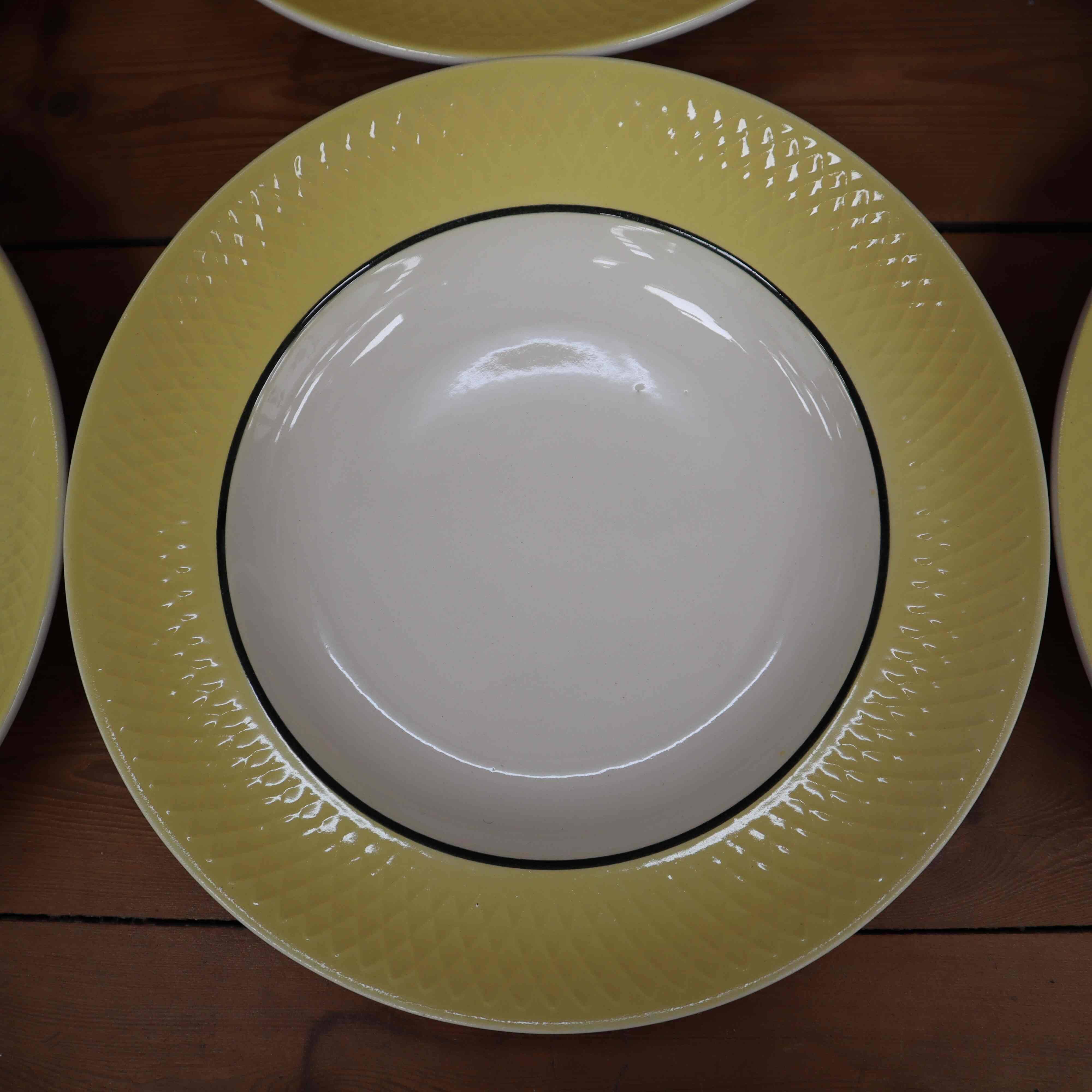 Set of 6 “Orchies Moulin des Loups” soup plates