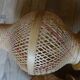 Pair of Balinese wicker sconces