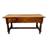 Large farm table - solid cherry - superb patina