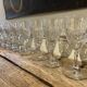 Beau lot de verres en cristal de Saint Louis
