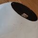 White ovo magazine holder by stamp space age vintage