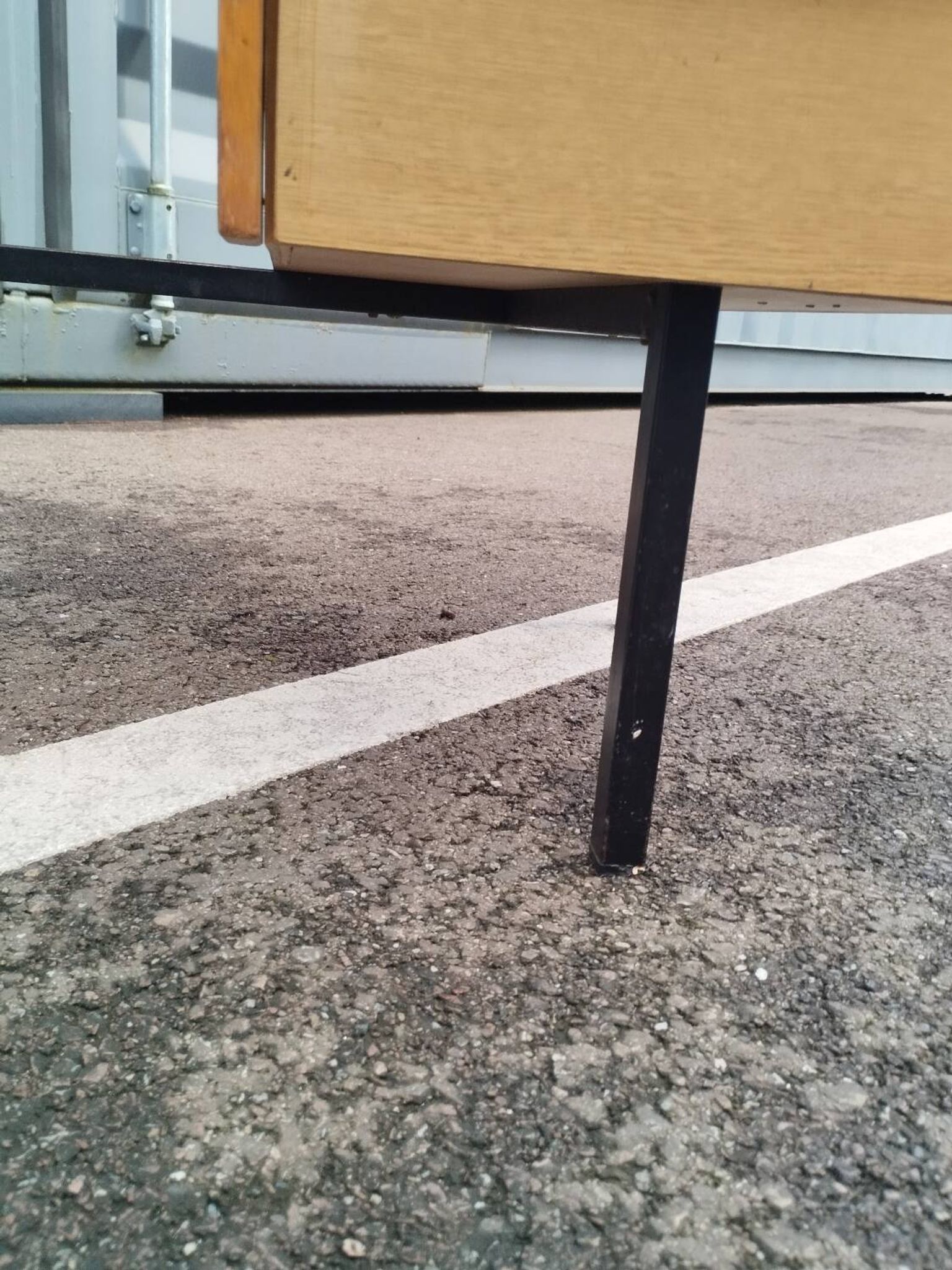 Vintage metal desk