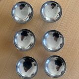Set of 6 vintage stainless steel cups