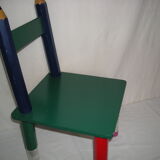 Children's pencil chair from the 80s