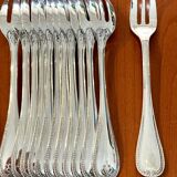 Christofle Malmaison dessert service 12 cake fork with serving shovel