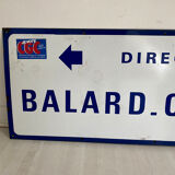 Paris metro plate "Balard - Créteil"
