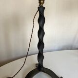 Brutalist beaten iron lamp 1970
