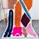 Handmade Berber rug in wool 3 x 2 m