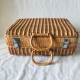 Wicker case, vintage