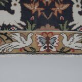 Vintage Caucasian Hunting Animal Pictorial Rug 9'2'' x 11'2''