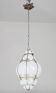 Amazing Large Venetian Lantern in Murano Reticello Glass, 1940s