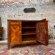 Low sideboard in marquetry style Louis XVI late nineteenth century