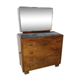 Walnut chest of drawers / dressing table